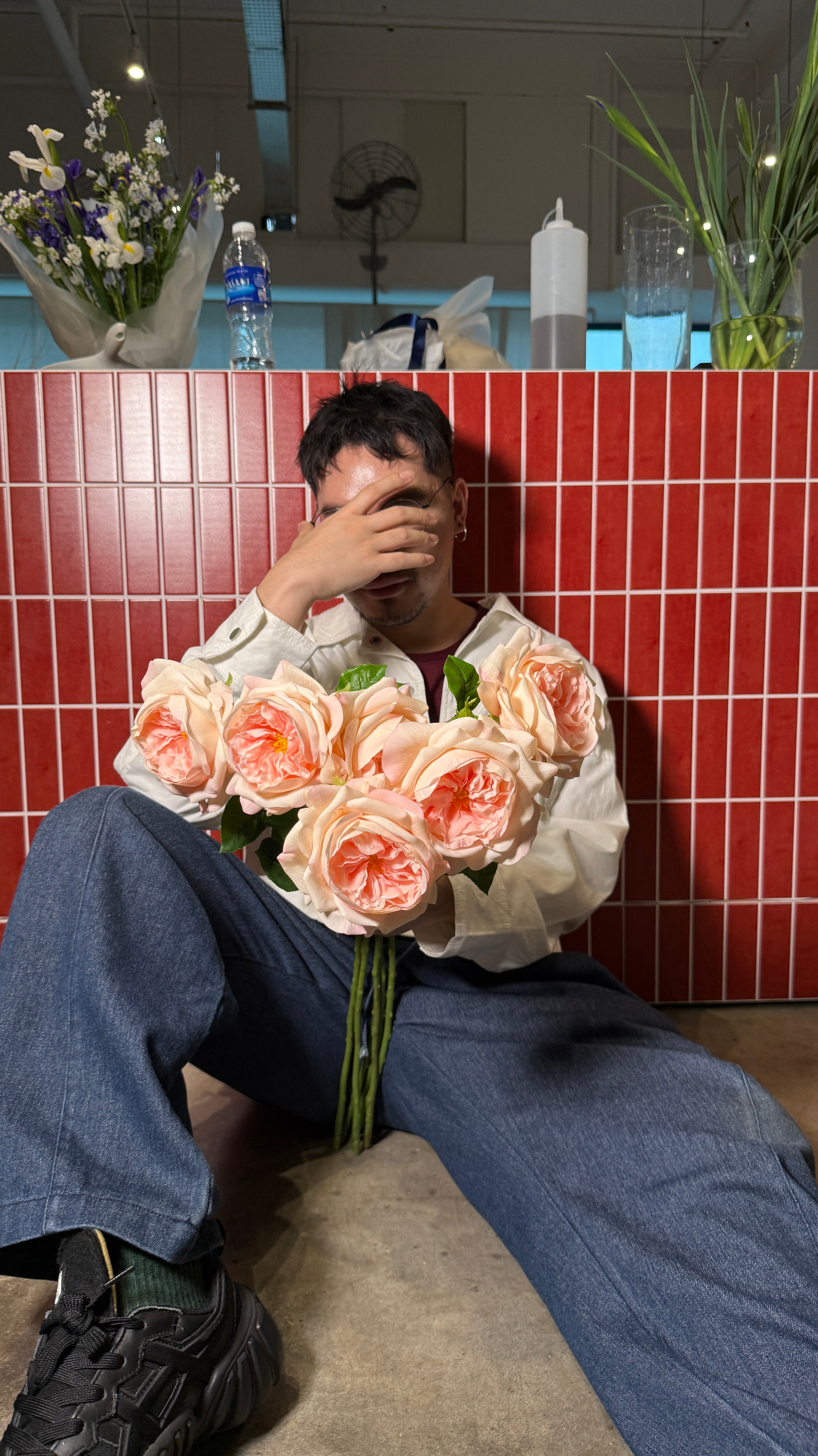 Real-touch David Austin Rose